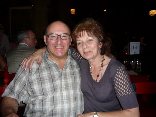 Lynda & I at Brick Lane.
